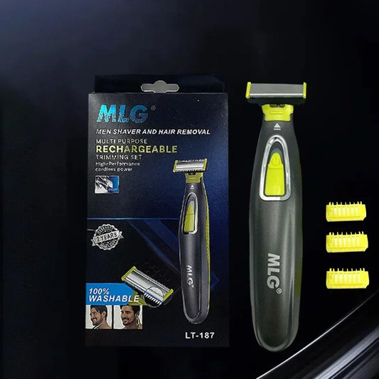 MLG Washable Rechargeable Electric Shaver