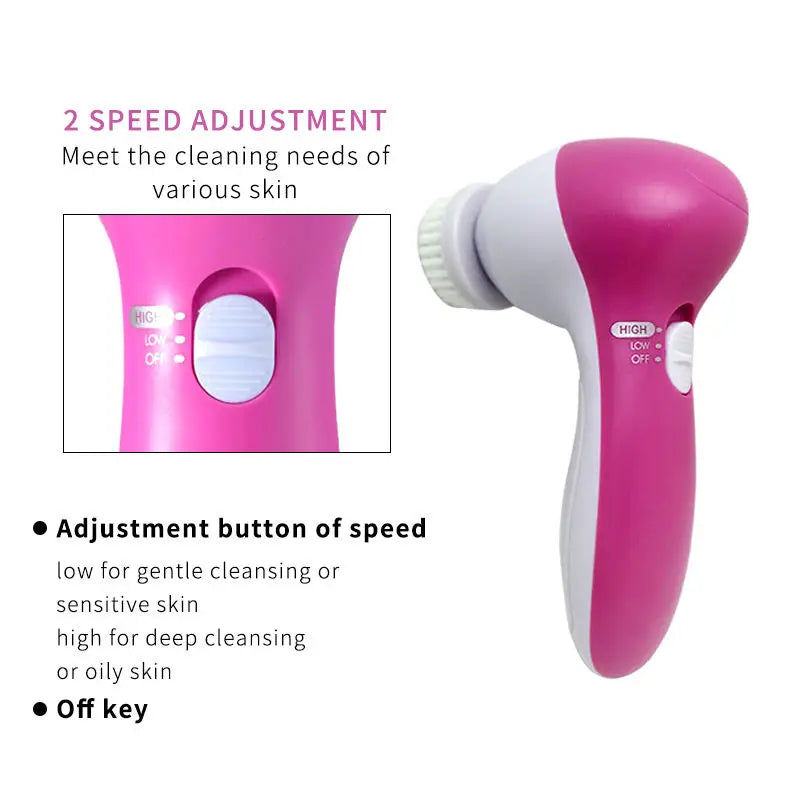 5 IN 1 Electric Facial Cleaner