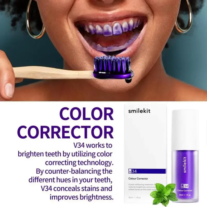 30ml V34 SmileKit Purple Toothpaste